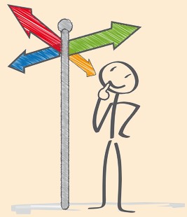 Hinweisschild zu interessanten Links